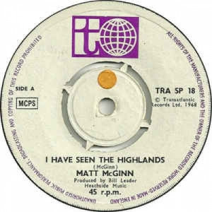 Matt McGINN - I Have Seen The Highlands - Vinyl - 45''