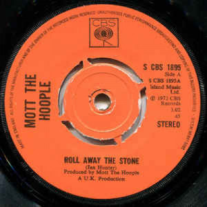 Mott The Hoople - Roll Away The Stone - Vinyl - 45''