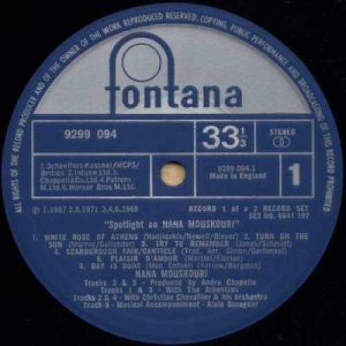 Nana Mouskouri - Spotlight On - 2xLP, Comp - Vinyl - 2 x LP