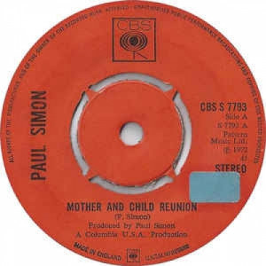 Paul Simon - Mother And Child Reunion - Vinyl - 45''