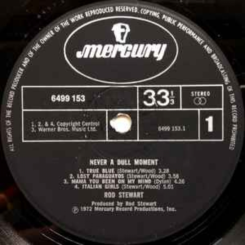 Rod Stewart - Never A Dull Moment - Vinyl - LP Gatefold