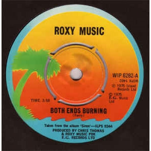 Roxy Music - Both Ends Burning - Vinyl - 45''