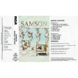 Samson - Shock Tactics - Tape - Cassete