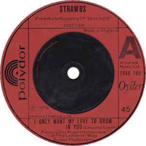 Strawbs - I Only Want My Love To Grow In You - Vinyl - 45''