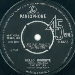 The Beatles - Hello,Goodbye - Vinyl - 45''