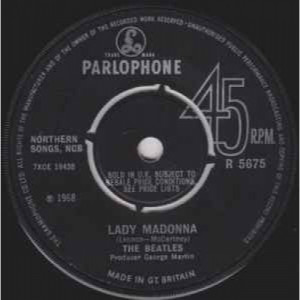 The Beatles - Lady Madonna - Vinyl - 7"