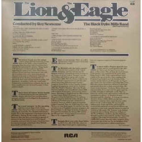 The Black Dyke Mills Band - The Lion & Eagle - Vinyl - LP