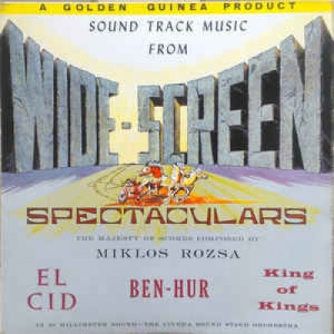 The Cinema Sound Stage Orchestra,Miklos Rozsa - Sound Track Music From Wide-Screen Spectaculars - Vinyl - LP