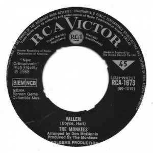 The Monkees - Valerri - Vinyl - 7"