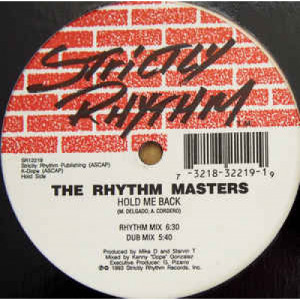 The Rhythm Masters - Hold Me Back - Vinyl - 12" 