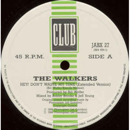 The Walkers - Hey! Don't Waste My Time - Vinyl - 12" 