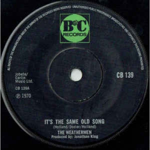 The Weathermen - It's The Same Old Song - Vinyl - 45''