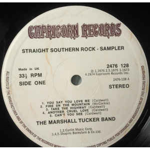Various - Straight Southern Rock - Vinyl - LP