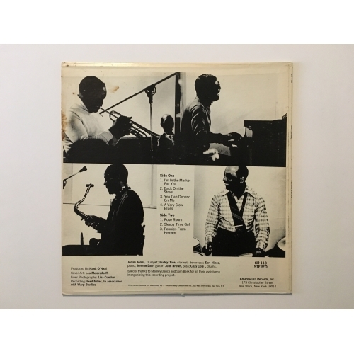 Earl Hines - Jonah Jones - Buddy Tate - Cozy Cole - Back On The Street - Vinyl - LP