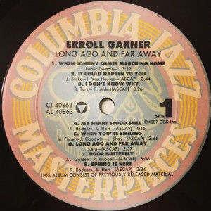 Erroll Garner - Long Ago And Far Away - Vinyl - LP