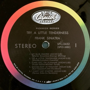 Frank Sinatra - Try A Little Tenderness - Vinyl - LP