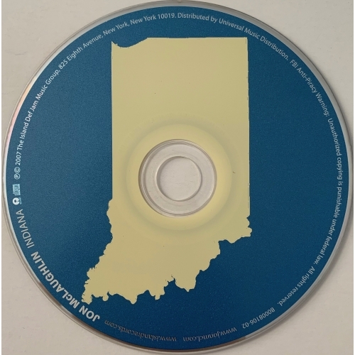Jon McLaughlin - Indiana - CD - Album