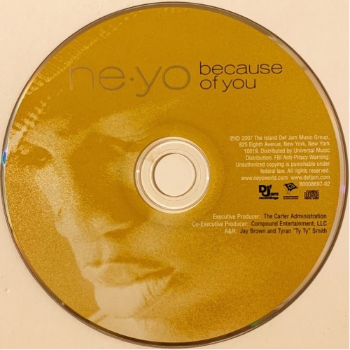 Ne-Yo - Because Of You, CD, Album at Vinylom Marketplace