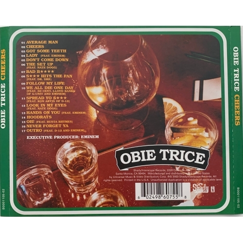Obie Trice - Cheers - CD - Album
