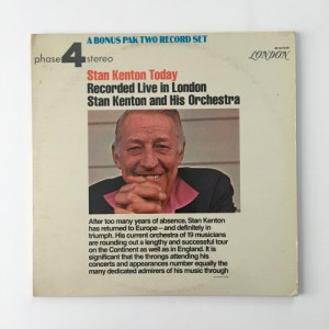 Stan Kenton & His Orchestra - Stan Kenton Today: Recorded Live In London - Vinyl - 2 x LP