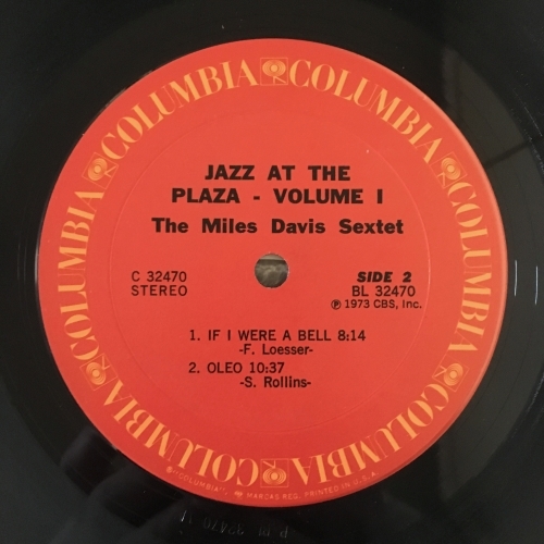 The Miles Davis Sextet - Jazz At The Plaza | Vol. 1 - Vinyl - LP