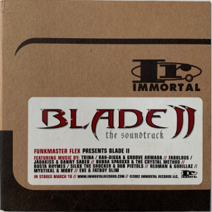Various - Compilation - Blade 2 The Soundtrack - Funkmaster Flex Presents Blade 2 - CD - Compilation