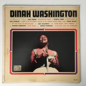 Various - Dinah Washington: A Memorial Tribute - Vinyl - LP