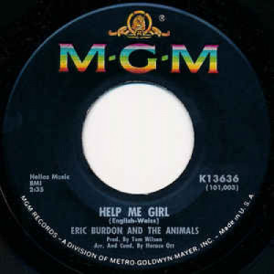 Eric Burdon & The Animals - Help Me Girl - 7 - Vinyl - 7"