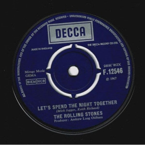 The Rolling Stones - Let's Spend The Night Together - 7 - Vinyl - 7"
