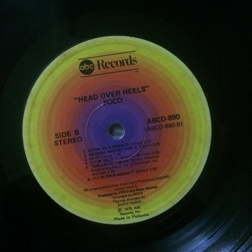 Poco‎– Head Over Heels - ULTRA rare only in west Malaysia  - Vinyl - 12" 