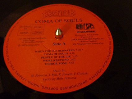 Kreator - Coma Of Souls, Vinyl LP, Versions-Prices-Sales